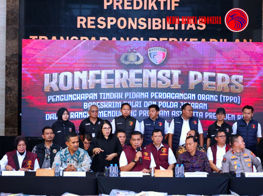 Bareskrim Polri Ungkap 397 Kasus TPPO Jaringan Internasional selama 22 Oktober 22 November 2024