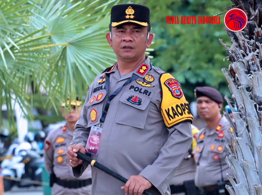Kapolres Sigi Pimpin Langsung Pengamanan Debat Pertama Pilkada Sigi tahun 2024