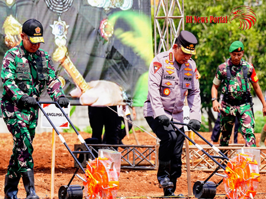 Kapolri-Panglima TNI Tinjau Kesiapan Program Ketahanan Pangan di Jawa Tengah