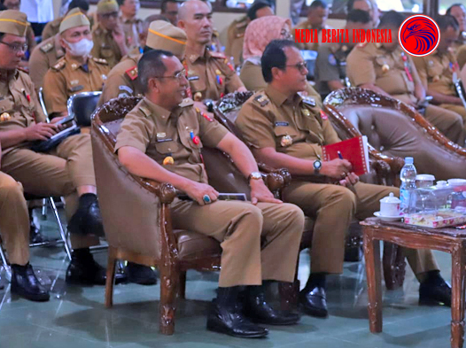 Kepala BPS Lampung Barat Memaparkan Hasil Evaluasi Penyelenggaraan Statistik Sektoral (EPPS) 2024