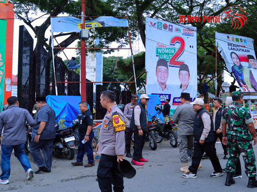 Masa tenang Polres Inhu Kawal Penertiban APK