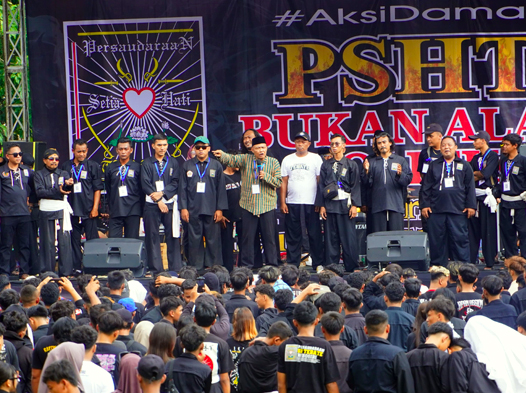 Polres Wonogiri Amankan Aksi Damai Warga PSHT