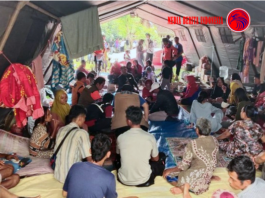 312 Warga Mengungsi Akibat Bencana Longsor dan Tanah Bergerak di Lebak