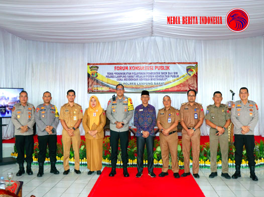 Kapolres Lampung Barat Gelar Forum Konsultasi Publik Tahun 2024