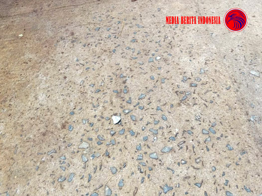 Pembangunan Jalan Rabat Beton 2024 di Pekon Mutar Alam Mulai Rusak