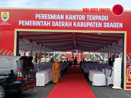 Peresmian Kantor Pemkab Sragen Terbaru