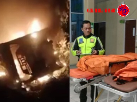 Tiga Tewas Kecelakaan Bus Terjun