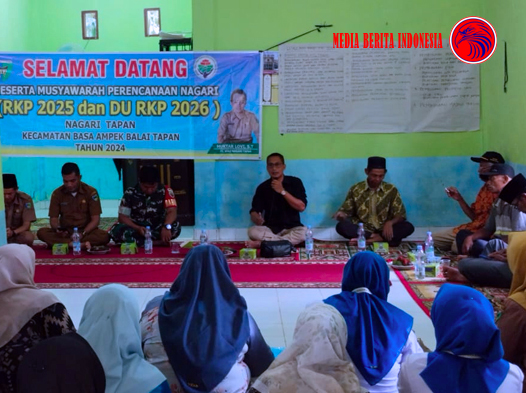 Pemerintah Nagari Tapan Gelar Musrenbang RKP Tahun 2025 dan DU RKP 2026