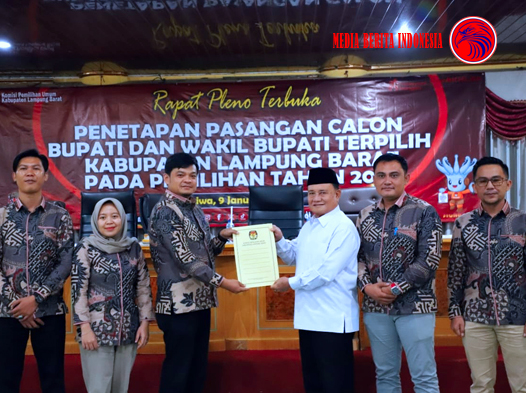 Penetapan Pasangan Calon Bupati dan Wakil Bupati Terpilih Lambar
