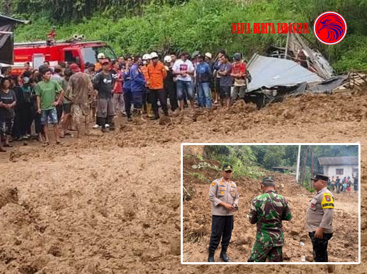 Terjadinya Tanah Longsor di Wilayah Minahasa Selatan Menelan Dua Korban Jiwa