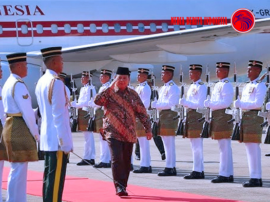 Tiba di Pangkalan Tentera Udara Diraja Malaysia Subang