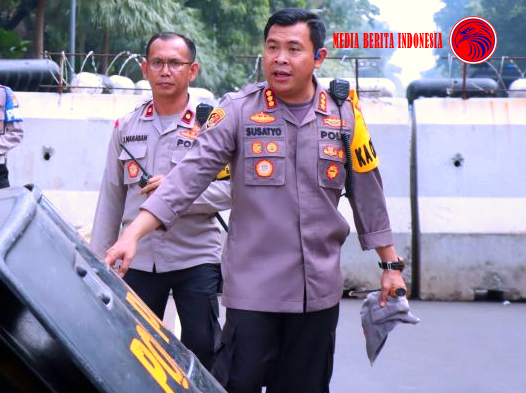 Amankan Aksi Penyampaian Pendapat Ribuan Personel Gabungan Dikerahkan