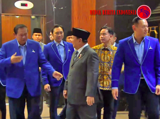 Presiden Prabowo Hadiri Kongres VI Partai Demokrat