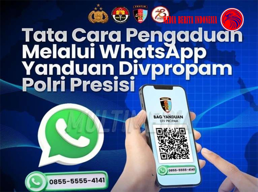 Propam Buka Hotline Laporkan Pelanggaran Oknum Polisi