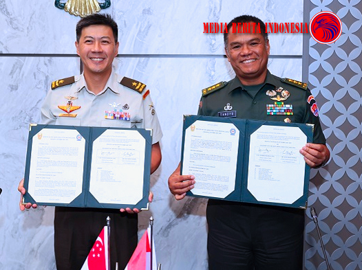 TNI AD Memperkuat Kerja Sama Militer dengan Angkatan Darat Singapura