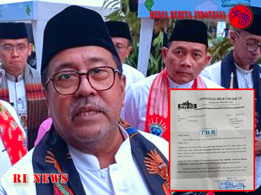Beredar Surat Pengurus RW di Jakarta Barat Minta THR Rp1 Juta
