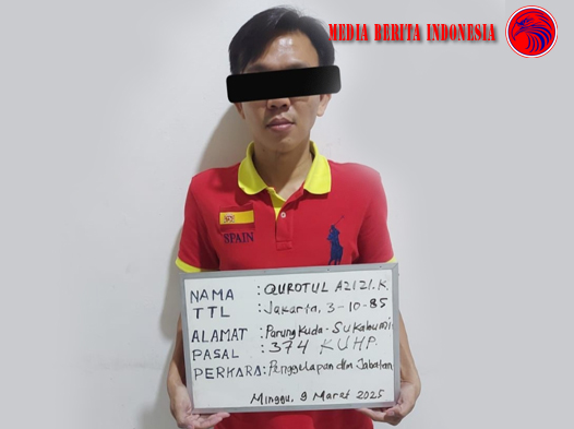 Manajer Purchasing Berhasil Ditangkap Polisi Setelah Bawa Kabur Ratusan Juta