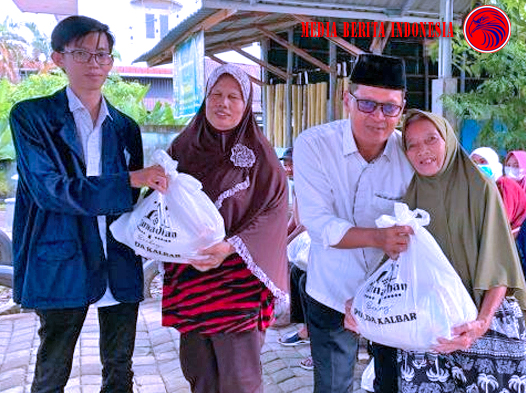 Polda Kalbar Berbagi dengan Guru Ngaji dan Masyarakat