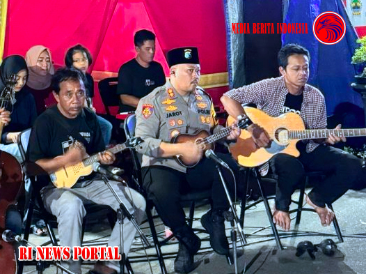 Polres Wonogiri Gelar Live Musik Saat Ngabuburit Guna Menghibur Pemudik dan Masyarakat