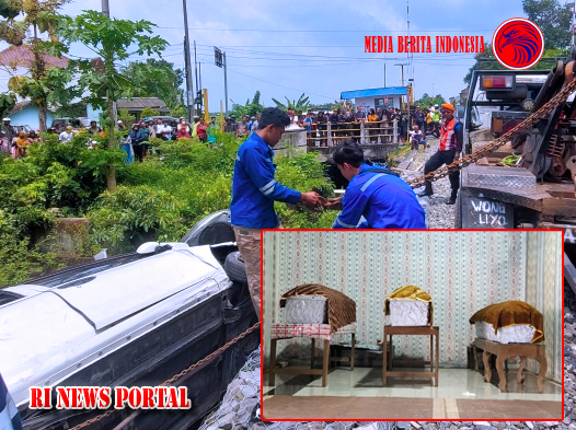 Sekeluarga Meninggal Dunia Akibat Kecelakaan KA Batara Kresna VS Daihatsu Sigra Di Sukoharjo Jawa Tengah