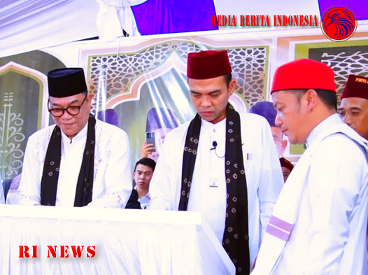 Selamatan dalam Acara Peresmian Pesantren Babat Tomang Sekayu di Hadiri Ustad Abdul Somad