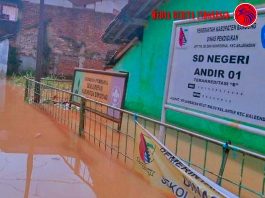 Terendam Banjir 44 Sekolah di Kabupaten Bandung
