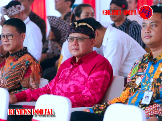 Wabup Sleman Menyambut Wapres di Acara Tawur Agung Candi Prambanan