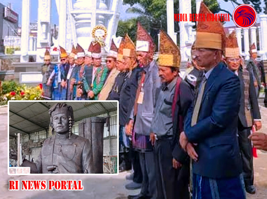 Akhirnya Tugu Monumen Raja Sang Naualuh Damanik Berdiri Megah di Kota Pematang Siantar
