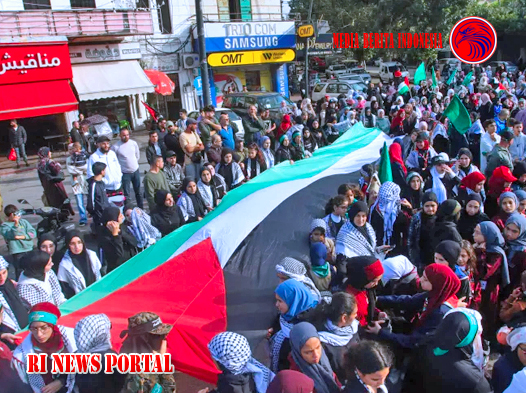 Palestina Menyerukan Aksi Mogok Masal Menuntut diakhirinya Perang Israel