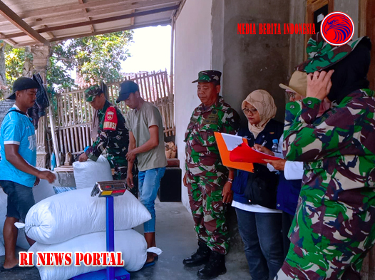 TNI Dampingi Bulog Serap Gabah Petani Boyolali