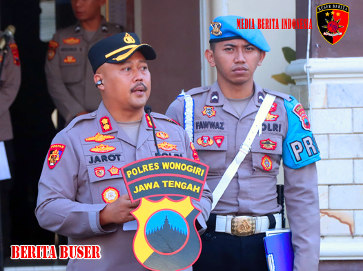 Apel Pelepasan Bintara Remaja OAP di Polres Wonogiri
