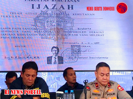Bareskrim Polri Tegaskan Keaslian Ijazah dan Skripsi Presiden Joko Widodo Berdasarkan Hasil Pemeriksaan Ilmiah