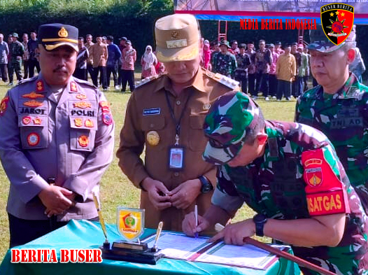 Komitmen Sinergis Polres Wonogiri dalam Mendukung TMMD Sengkuyung Tahap II TA 2025 di Kabupaten Wonogiri