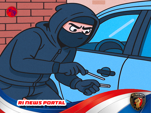 Mobil Digondol Maling Saat Tidur Malam Hari