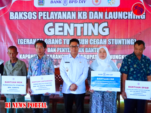Pemerintah Gunungkidul Luncurkan Gerakan GENTING sebagai Model Intervensi Terpadu Berbasis Komunitas