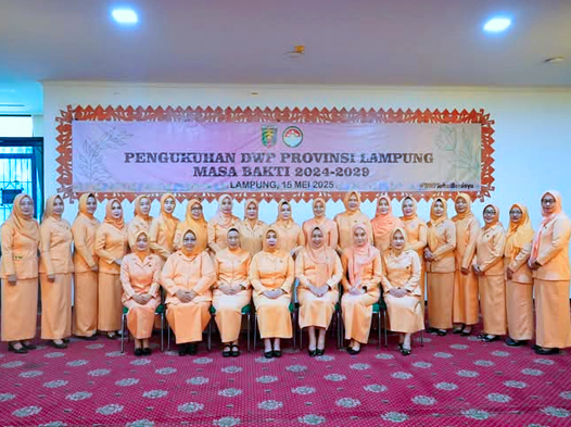 Pengukuhan Pengurus Dharma Wanita Persatuan Provinsi Lampung Masa Bakti 2024–2029
