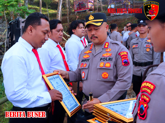 Polres Wonogiri Gelar Upacara Penghargaan dan Penutupan Pelatihan Peningkatan Fungsi Teknis Samapta Tahun Anggaran 2025