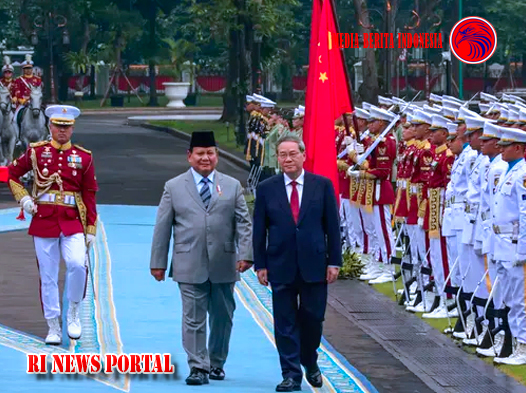 Presiden Prabowo Subianto Sambut PM Tiongkok Li Qiang