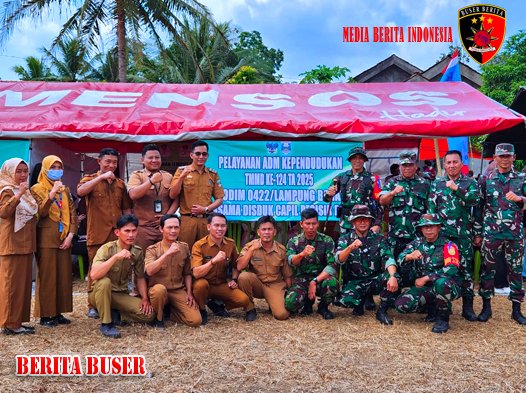 Wujud Kepedulian TNI terhadap Kesejahteraan Masyarakat Pedesaan di Lampung Barat
