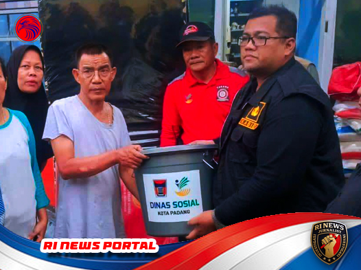 Dinas Sosial Kota Padang Salurkan Bantuan untuk Korban Kebakaran di Gates Nan XX