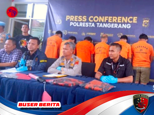 Penangkapan Tiga Pelaku Curanmor di Cikupa