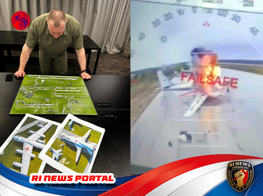 Ukraina Klaim Hancurkan 41 Pesawat Rusia lewat Operasi Drone Rahasia-nya