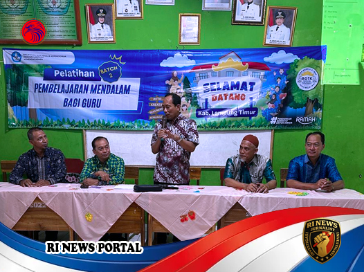 BGTK Lampung Gelar Diklat Pembelajaran Mendalam untuk Fasilitator dan Guru SMP se-Lampung Timur