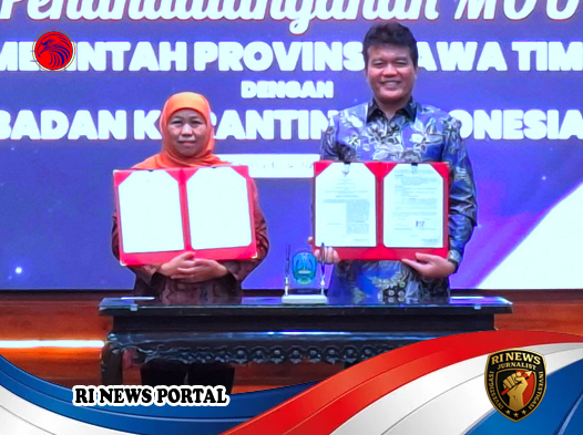 Jawa Timur Pionir Integrasi Layanan Karantina Terpadu