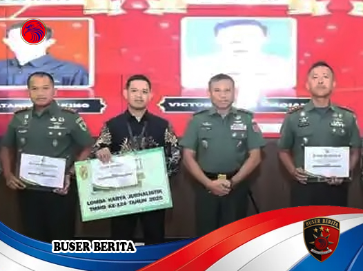 Kodim 0422-Lampung Barat Raih Penghargaan Jurnalistik TMMD 2025