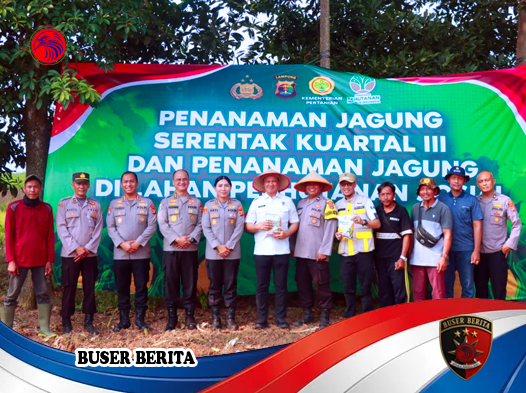 Polres Lampung Timur Optimalkan Lahan Produktif untuk Kesejahteraan Masyarakat