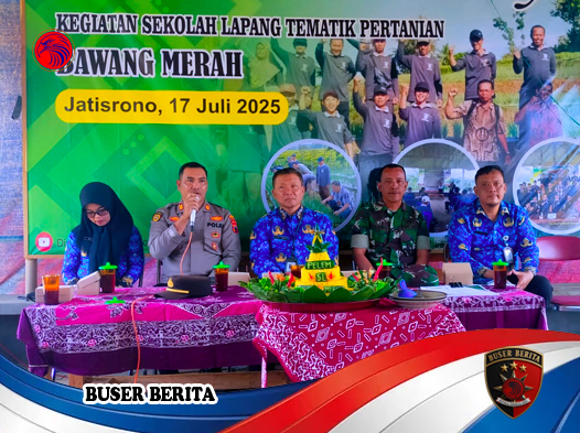 Polres Wonogiri Dorong Ketahanan Pangan Lewat Farmers Field Day Bawang Merah di Jatisrono