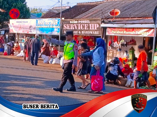 Polsek Jatiroto Amankan Pasaran Legi Demi Kamseltibcarlantas