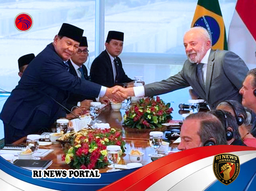 Prabowo dan Lula da Silva Pererat Hubungan Strategis RI-Brasil di Istana Planalto