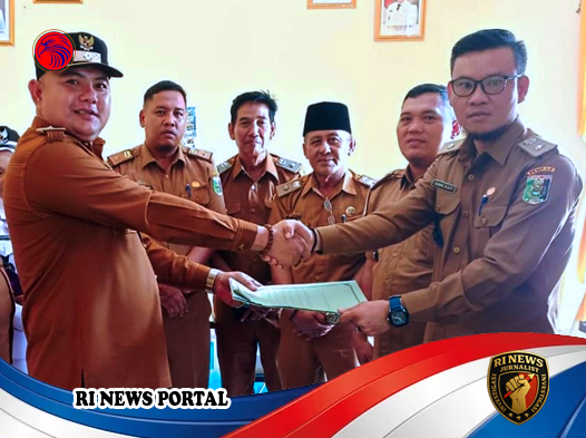 Serah Terima Jabatan APDESI Kecamatan Sukadana